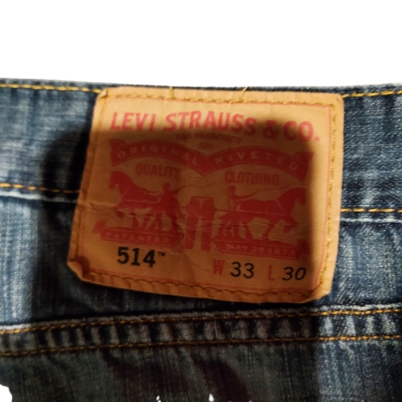 Levi's 514 jeans, Men's size 33x30, blue - Picture 5 of 6